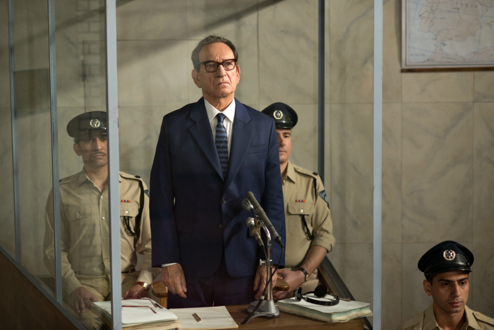Ben Kingsley as Adolf Eichmann in a scene from "Operation Finale" (CNS/MGM) Ben Kingsley as Adolf Eichmann in a scene from "Operation Finale" (CNS/MGM)