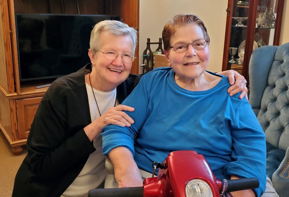 Sr. Maryann Agnes Mueller and Marie