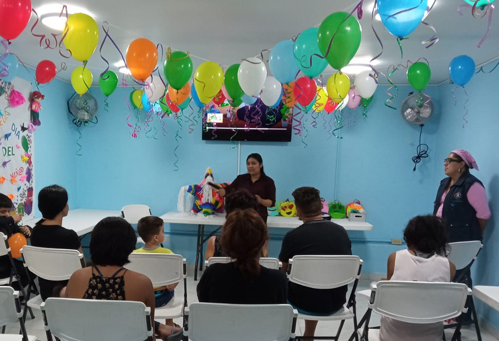 Children's day in Casa Mambré in the municipality of Iztapalapa in Mexico City on April 30, 2022 (Courtesy of Lidia Mara Silva de Souza)