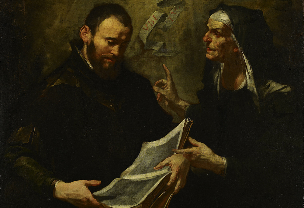 "Saint Augustine and Saint Monica," 17th century painting by Gioacchino Assereto (Wikimedia Commons/Minneapolis Institute of Arts)