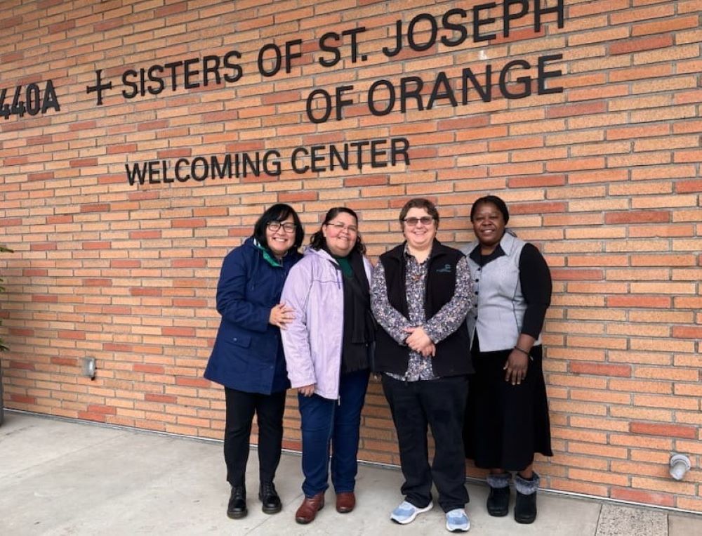 Sr. Florence Anyabuonwu, far right, with other Sisters of St. Joseph of Orange, California, who participated in the border pilgrimage.