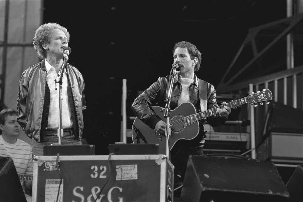 'Sound of Silence', Our Father Black and white concert photo