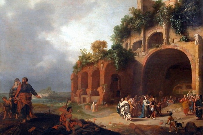 Jesús cura al sordomudo de la Decápolis, óleo de Bartholomeus Breenbergh, 1635. (Foto: Wikimedia Commons, dominio público) Jesús cura al sordomudo de la Decápolis, óleo de Bartholomeus Breenbergh, 1635. (Foto: Wikimedia Commons, dominio público)
