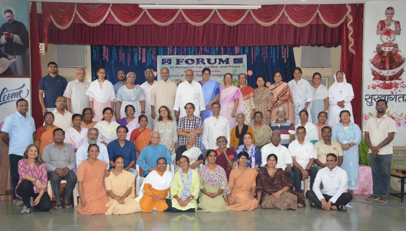 Attendees at the annual assembly of the Forum of Religious for Justice and Peace Attendees at the annual assembly of the Forum of Religious for Justice and Peace