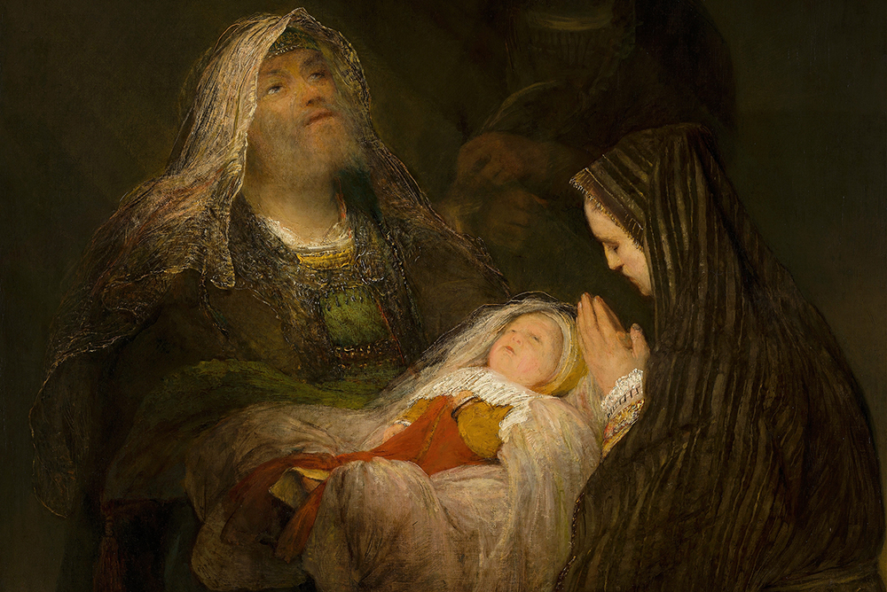 Cántico de alabanza de Simeón, lienzo de Aert de Gelder. Cántico de alabanza de Simeón, lienzo de Aert de Gelder. (Foto: Artvee)