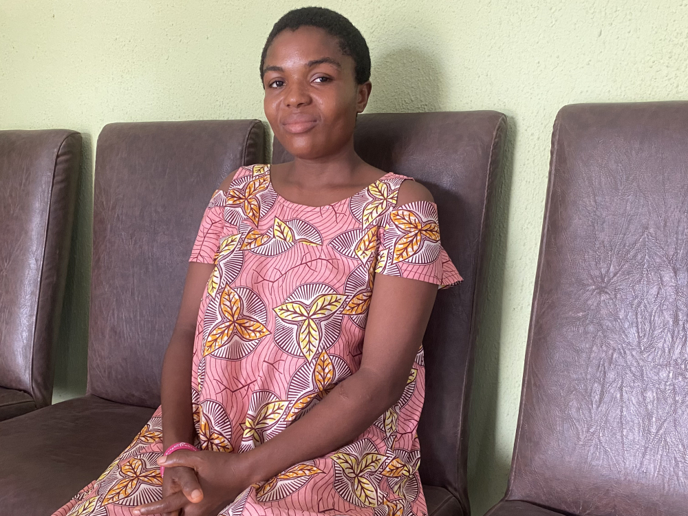Joy Iwu Joy Iwu struggled with housing issues until she found refuge at the Ozanam House in Lagos, Nigeria. Her partner, with whom she had been living in the Sangotedo area of Lagos, threw her out on the street in March 2024 after she revealed her pregnancy. (Valentine Benjamin)