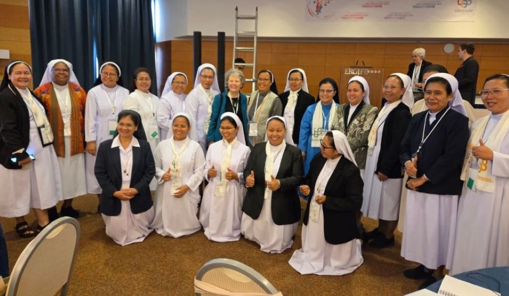 Sr. Joyce Meyer (back row, center) with new Indonesian members of UISG (Courtesy of Joyce Meyer) Sr. Joyce Meyer (back row, center) with new Indonesian members of UISG (Courtesy of Joyce Meyer)