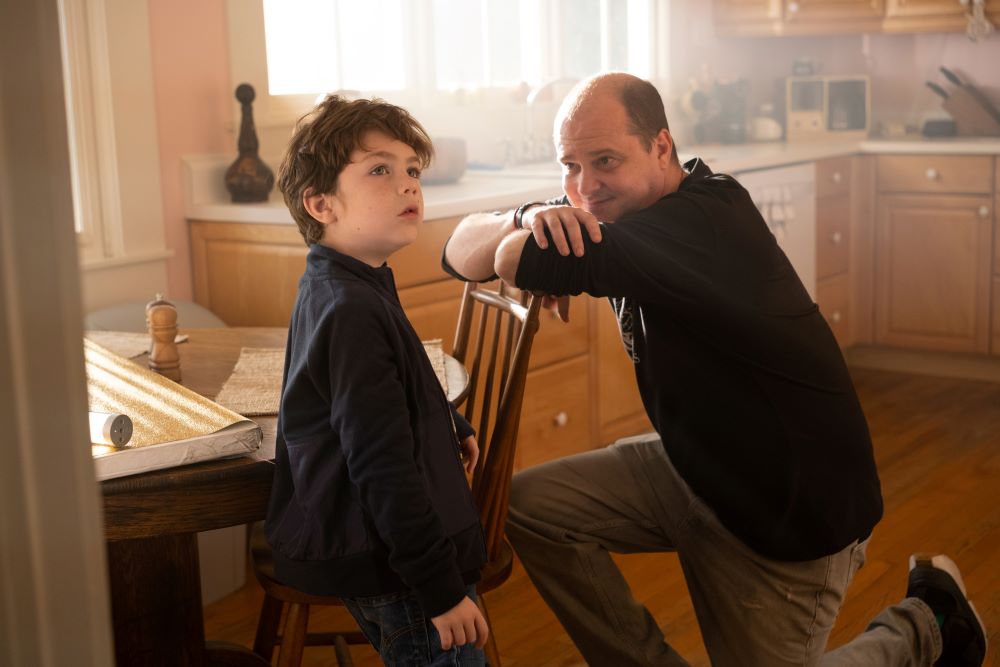 Filmmaker Mike Flanagan talks with actor Benjamin Pajak on the set of "The Life of Chuck." Filmmaker Mike Flanagan talks with actor Benjamin Pajak on the set of "The Life of Chuck."
