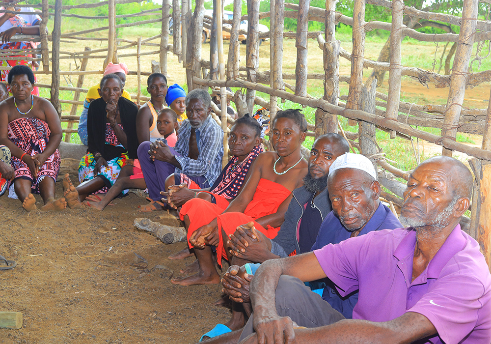 People are pictured who reside at the Kaya Godoma Rescue Centre in Kilifi, a coastal town in Kenya. Some elderly individuals at Kaya Godoma have been accused of witchcraft by members of their community and even their relatives. This has led to them being violently driven from their homes. (GSR photo/Doreen Ajiambo)