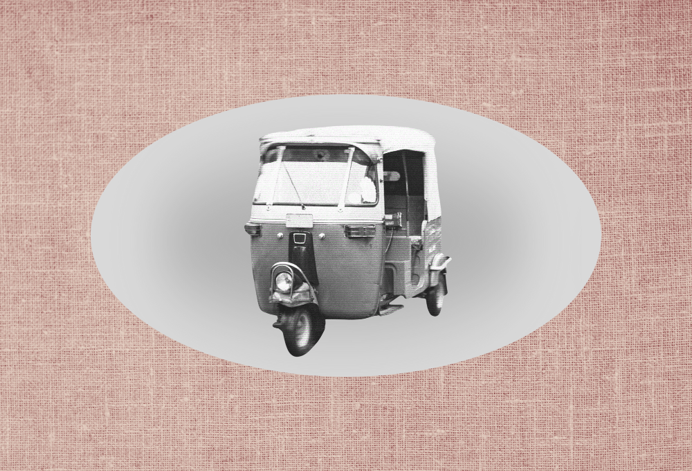 Picture of a rickshaw Picture of a rickshaw