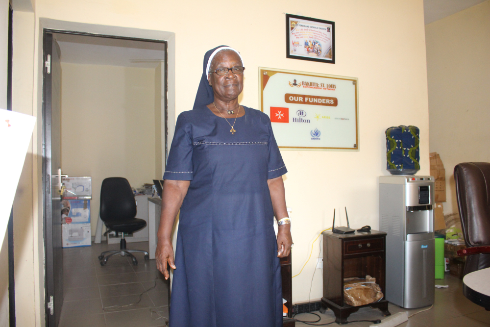 Sr. Patricia Ebegbulem Sr. Patricia Ebegbulem standing