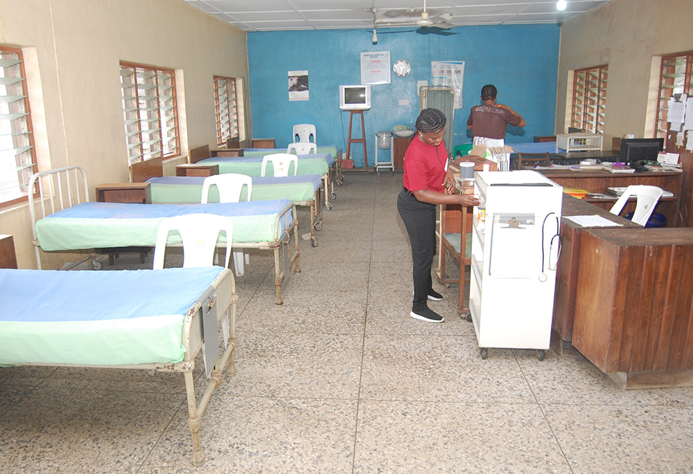 The Family Life Center has 64 beds where patients are kept for observation after treatment. The sisters offer free obstetric fistula repairs, maternal health care and family planning services to indigent citizens in Mbribit Itam, Nigeria. (Valentine Benjamin)