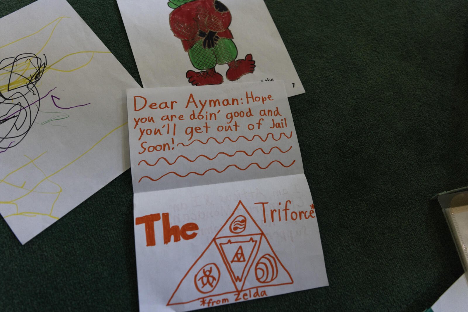 Handwritten card to Ayman Soliman Handwritten card to Ayman Soliman