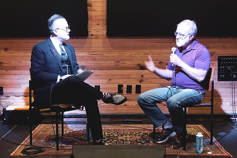 MarkAlain Dery interviews Howie Hawkins, right, Green Party candidate for president of the United States, Oct. 28, 2019, on WHIV-FM in New Orleans, Louisiana. (Flickr/Bart Everson, CC by SA 2.0) MarkAlain Dery interviews Howie Hawkins, right, Green Party candidate for president of the United States, Oct. 28, 2019, on WHIV-FM in New Orleans, Louisiana. (Flickr/Bart Everson, CC by SA 2.0)