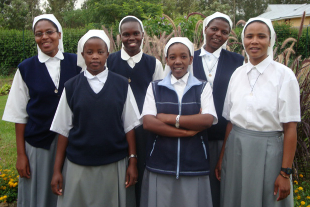 Sister Leah's first novices (Courtesy of Leah Kavugho Paluku) Sister Leah's first novices (Courtesy of Leah Kavugho Paluku)