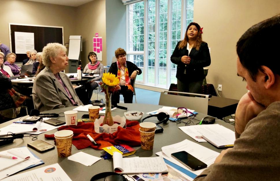 Flor Molina shares her story of surviving labor trafficking on the U.S.-Mexico border, where she was forced to live in a sewing factory. Flor Molina shares her story of surviving labor trafficking on the U.S.-Mexico border, where she was forced to live in a sewing factory.