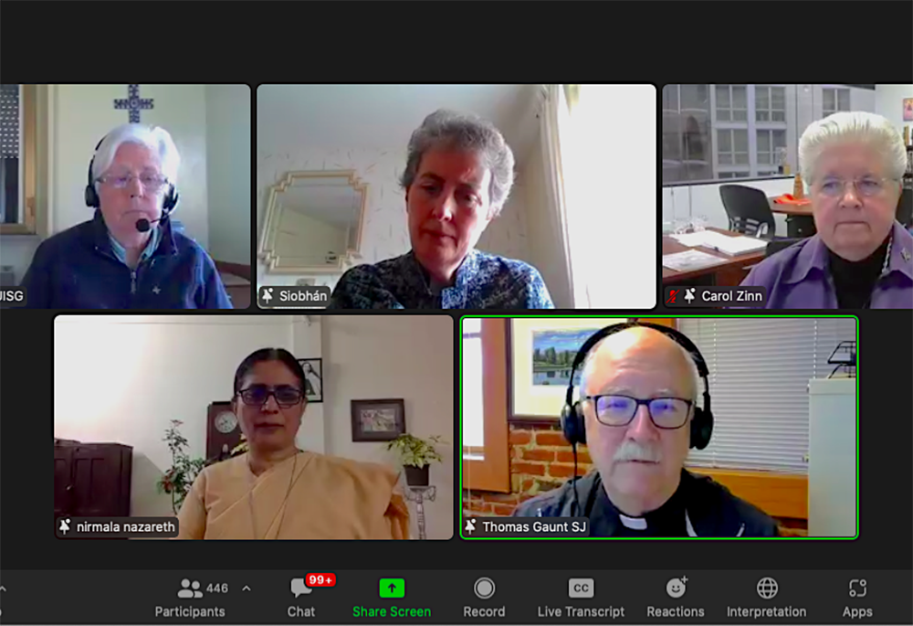A webinar March 9 on the challenges women religious congregations face with aging members was hosted by the International Union of Superiors General and sponsored by the Conrad N. Hilton Foundation. (GSR/Dan Stockman) A webinar March 9 on the challenges women religious congregations face with aging members was hosted by the International Union of Superiors General and sponsored by the Conrad N. Hilton Foundation. (GSR/Dan Stockman)