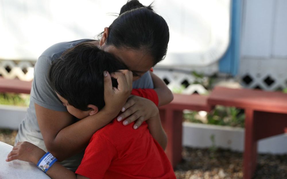 Anita Areli Ramirez Mejia, an asylum seeker from Honduras, hugs her 6-year-old son, Jenri, July 13 at La Posada Providencia shelter in San Benito, Texas. The mother and son were reunited after being separated near the Mexico-U.S. border. Anita Areli Ramirez Mejia, an asylum seeker from Honduras, hugs her 6-year-old son, Jenri, July 13 at La Posada Providencia shelter in San Benito, Texas. The mother and son were reunited after being separated near the Mexico-U.S. border.