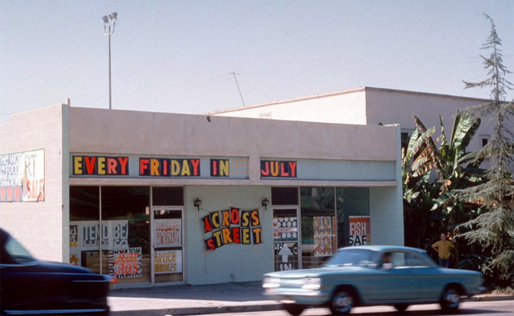 Corita Kent's studio in 1960 (Courtesy of the Corita Art Center, Los Angeles, corita.org) Corita Kent's studio in 1960 (Courtesy of the Corita Art Center, Los Angeles, corita.org)