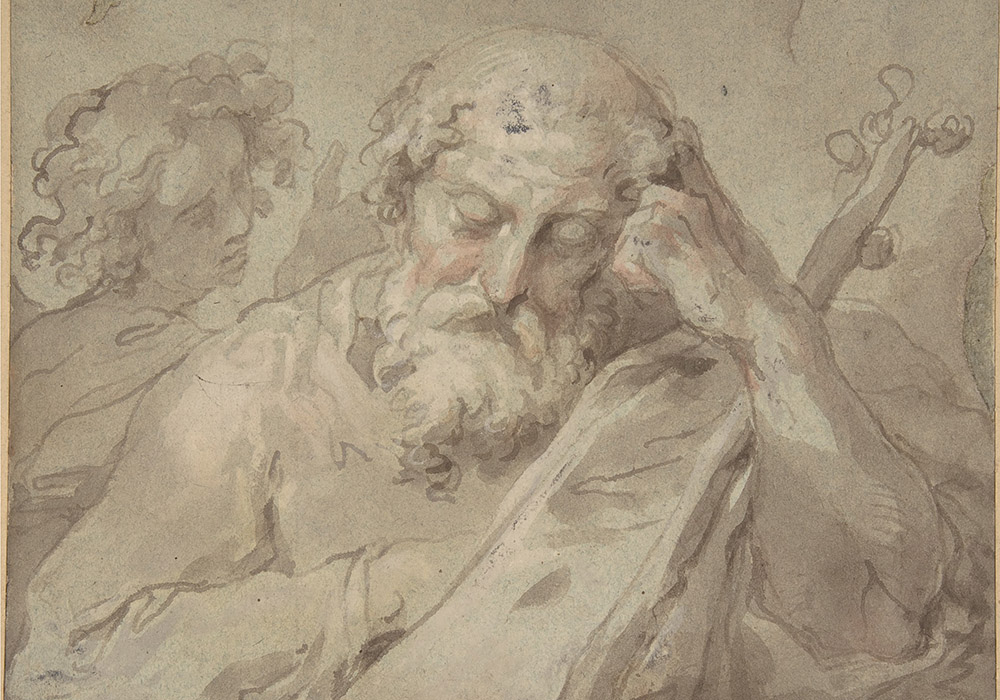"The Dream of Saint Joseph," Anonymous, Italian, first half of the 18th century, in ink (Metropolitan Museum of Art) "The Dream of Saint Joseph," Anonymous, Italian, first half of the 18th century, in ink (Metropolitan Museum of Art)