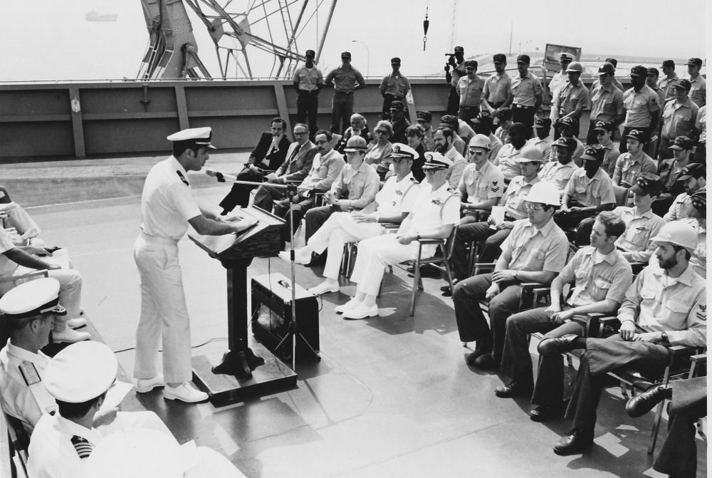 Arnold Resnicoff aboard USS Puget Sound Arnold Resnicoff aboard USS Puget Sound
