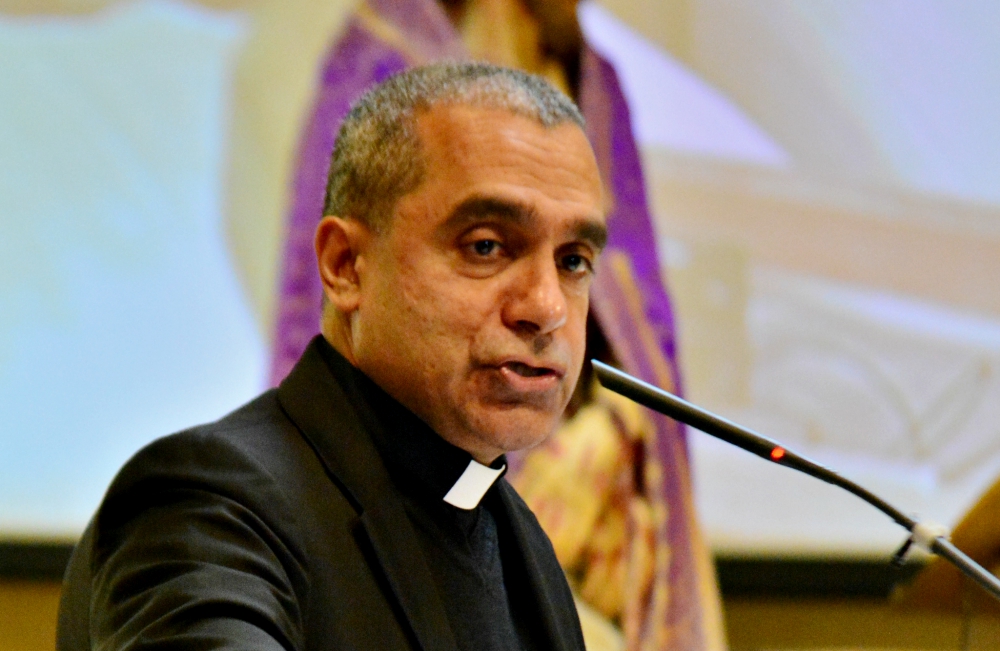 Msgr. Anthony Figueiredo in 2017 (CNS/The Michigan Catholic/Mike Stechschulte) Msgr. Anthony Figueiredo in 2017 (CNS/The Michigan Catholic/Mike Stechschulte)