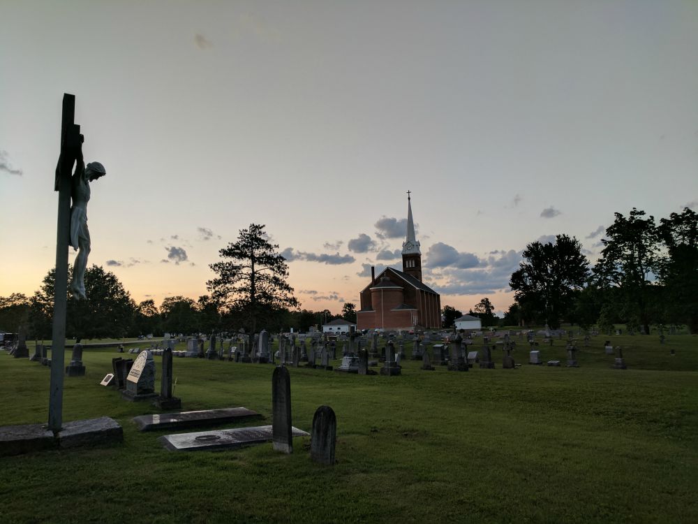 crucifix in cemetery crucifix in cemetery
