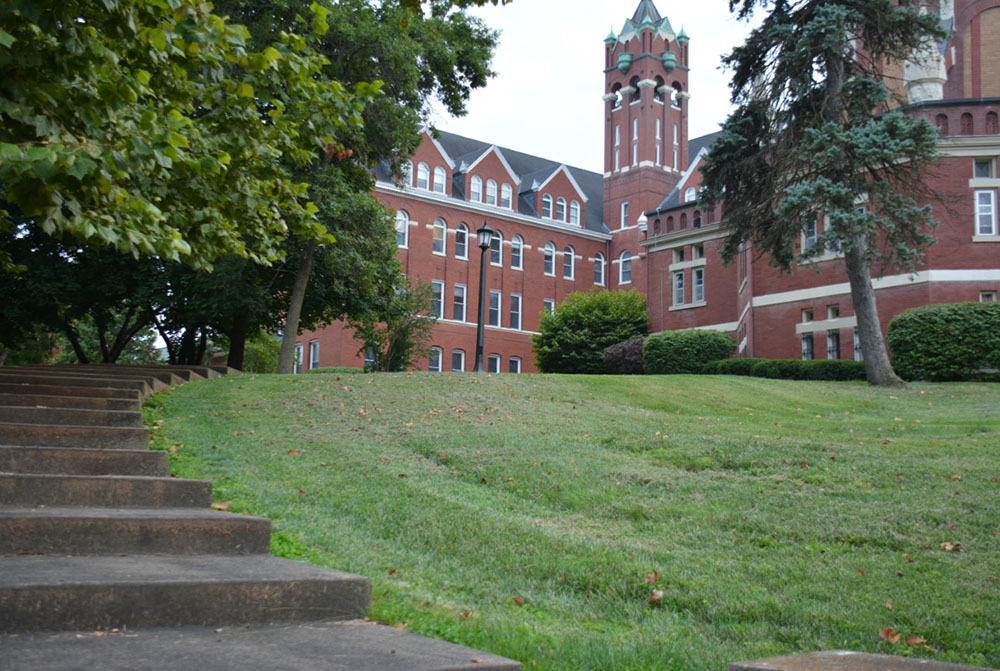 Like other religious congregations, the Mount St. Scholastica Monastery in Atchison, Kansas, has had to strictly limit visitors since the onset of the coronavirus pandemic in March 2020. Like other religious congregations, the Mount St. Scholastica Monastery in Atchison, Kansas, has had to strictly limit visitors since the onset of the coronavirus pandemic in March 2020.