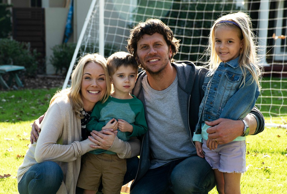 From left: Megan (Andrea Anders), Zach (Cary Christopher), Greg (Hayes MacArthur) and Hannah (Catherine Last), the family in the streaming comedy on Vudu, "Mr. Mom" (Facebook/MrMomTV) From left: Megan (Andrea Anders), Zach (Cary Christopher), Greg (Hayes MacArthur) and Hannah (Catherine Last), the family in the streaming comedy on Vudu, "Mr. Mom" (Facebook/MrMomTV)