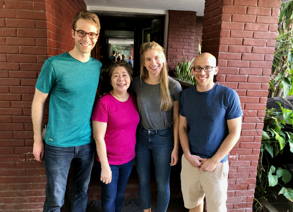 Fordham students Brian Harper, Kelly Cannon and Alex Zakrzewski with Mary Jane Ortega (second from left), former mayor of San Fernando, Philippines (Courtesy of Brian Harper) Fordham students Brian Harper, Kelly Cannon and Alex Zakrzewski with Mary Jane Ortega (second from left), former mayor of San Fernando, Philippines (Courtesy of Brian Harper)