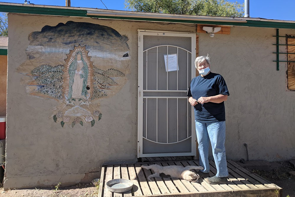 Dominican Sr. Monica Dubois ministers in the small town of Klagetoh, 55 miles south of Chinle, Arizona, with a population of about 200 people. (Peter Tran) Dominican Sr. Monica Dubois ministers in the small town of Klagetoh, 55 miles south of Chinle, Arizona, with a population of about 200 people. (Peter Tran)