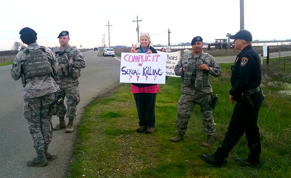 Beale Air Force Base protest Beale Air Force Base protest