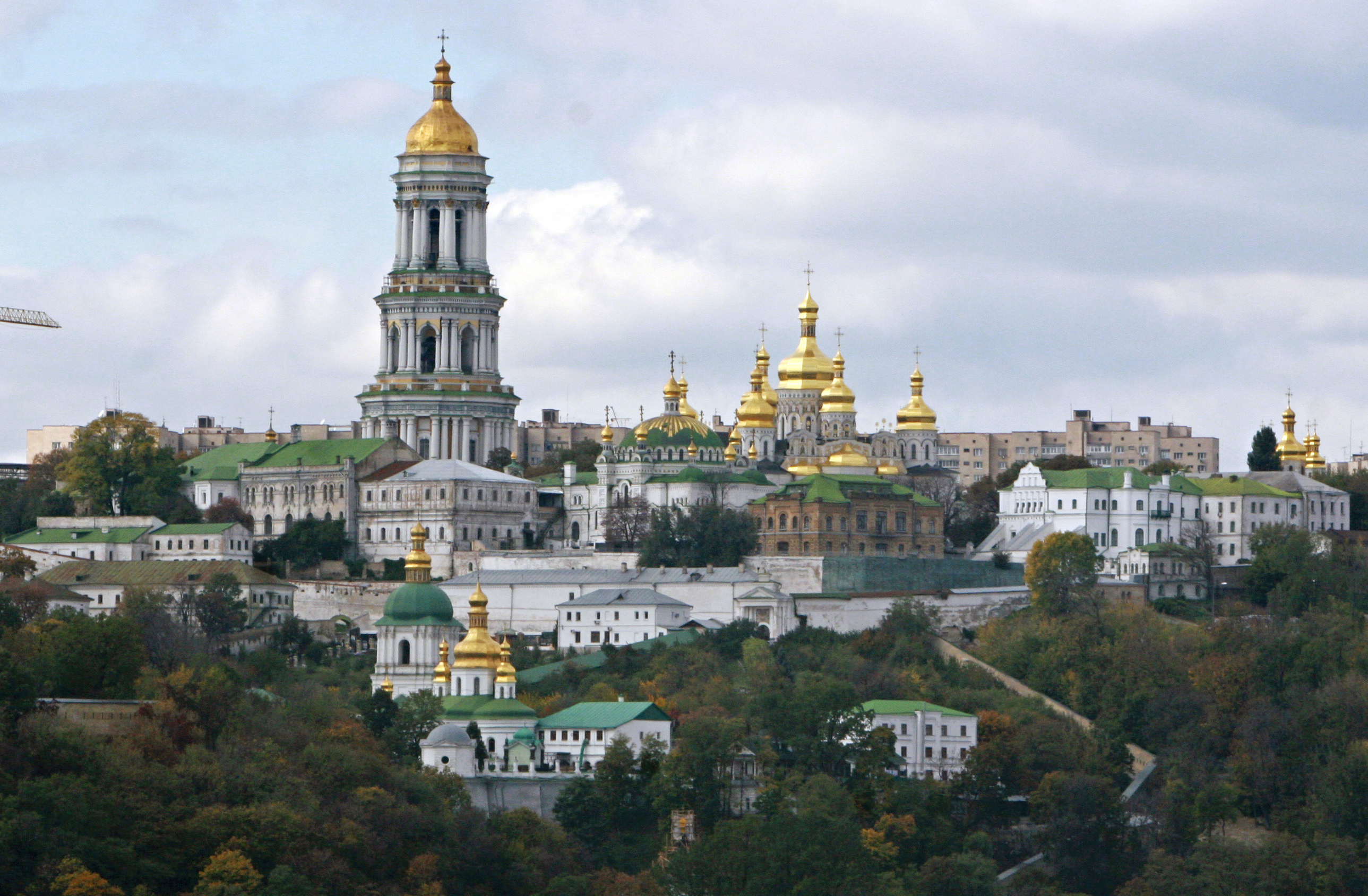 The Monastery of the Caves, also known as Kyiv-Pechersk Lavra, one of the holiest sites of Eastern Orthodox Christians, is seen in Kyiv, Ukraine, Wednesday, Oct. 10, 2007. (AP Photo/Efrem Lukatsky, File) The Monastery of the Caves, also known as Kyiv-Pechersk Lavra, one of the holiest sites of Eastern Orthodox Christians, is seen in Kyiv, Ukraine, Wednesday, Oct. 10, 2007. (AP Photo/Efrem Lukatsky, File)