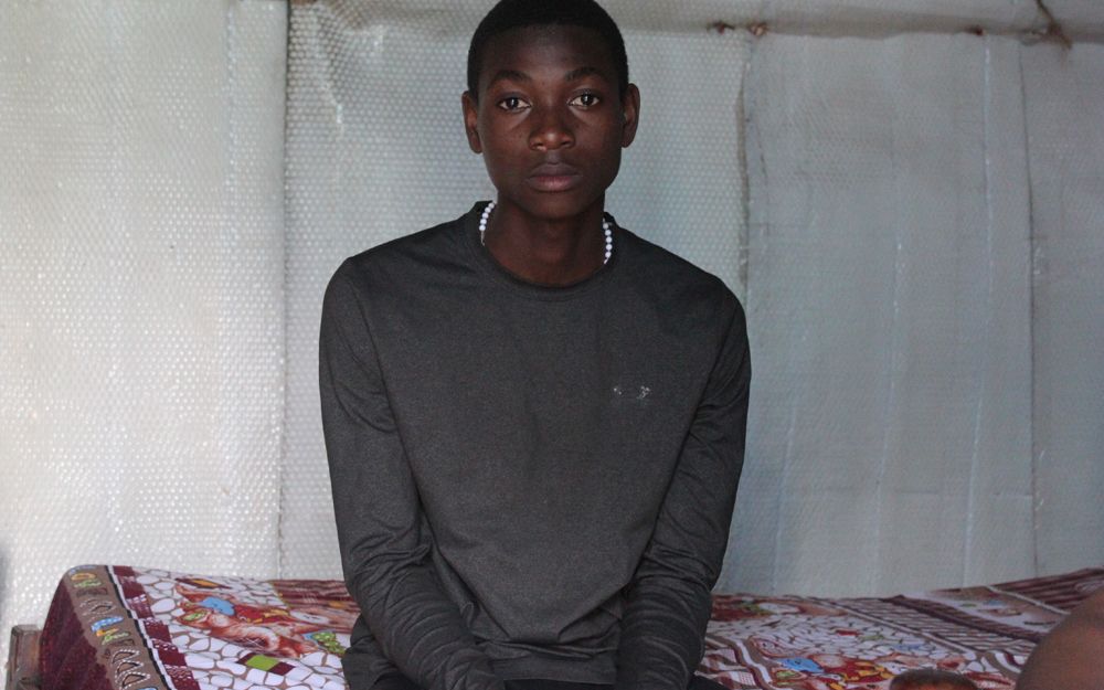 Stanley Joakim sits on his bed as he narrates how his abductors tortured him for three days without giving him either food or water. Stanley Joakim sits on his bed as he narrates how his abductors tortured him for three days without giving him either food or water.