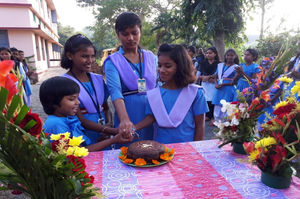 Girls who live at Asha Bhavan hostel in the Berhampur Diocese in Southern Odisha, India, join an event for Children's Day, which is celebrated annually in India on Nov. 14. (Courtesy of Shanti Pulickal) Girls who live at Asha Bhavan hostel in the Berhampur Diocese in Southern Odisha, India, join an event for Children's Day, which is celebrated annually in India on Nov. 14. (Courtesy of Shanti Pulickal)