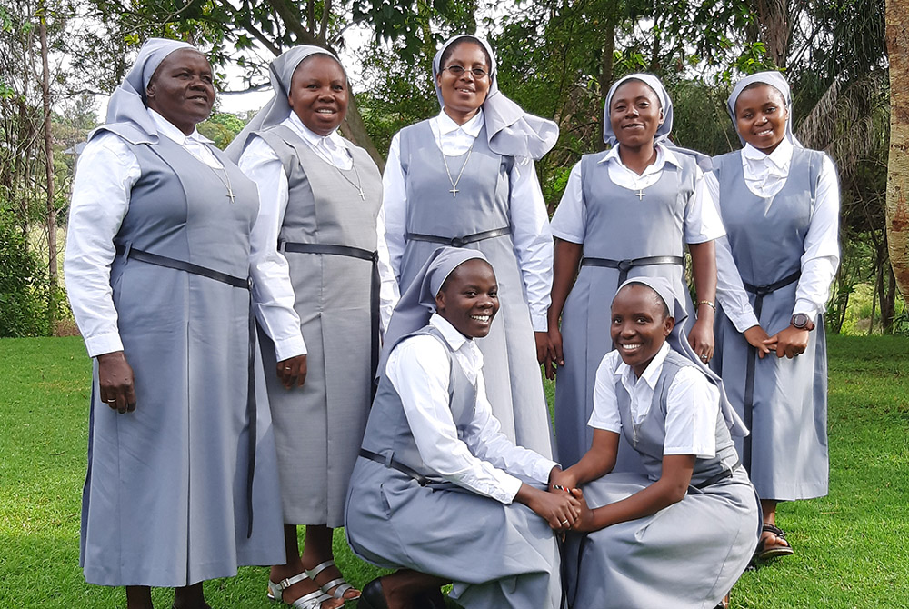 Sr. Leah Kavugho Paluku, second from left, is pictured with her community on an outing. (Courtesy of Leah Kavugho Paluku) Sr. Leah Kavugho Paluku, second from left, is pictured with her community on an outing. (Courtesy of Leah Kavugho Paluku)
