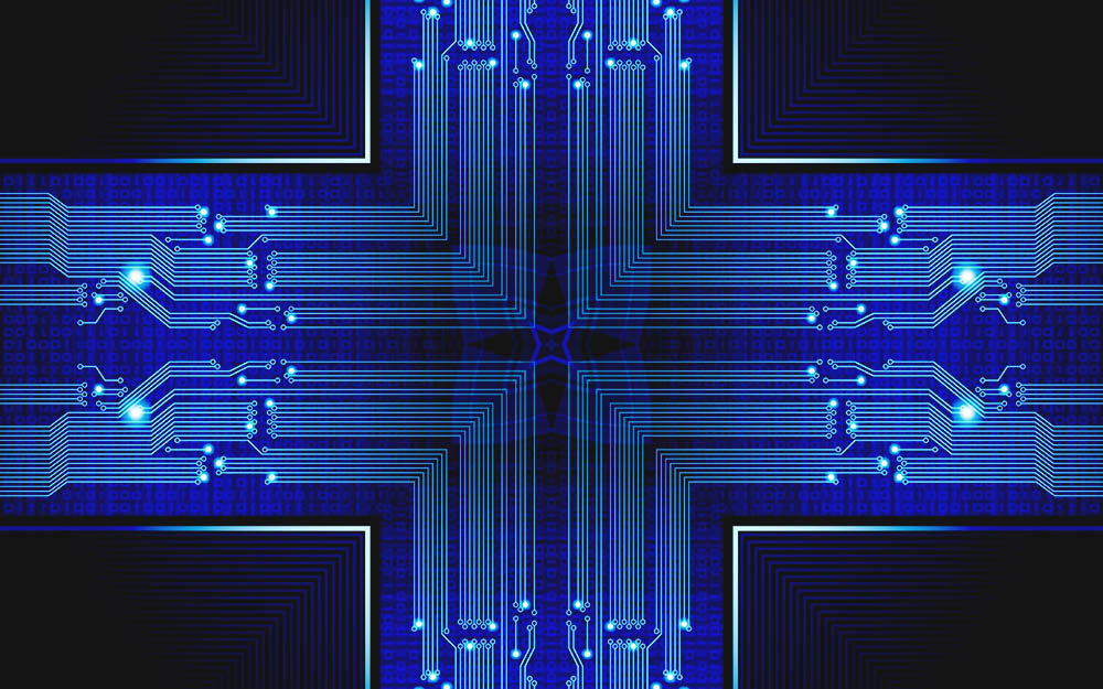 Circuit board cross (Pixabay/ParallelVision)