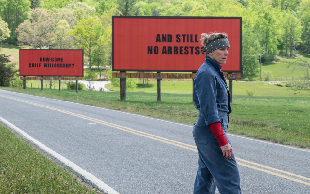 Frances McDormand in "Three Billboards Outside Ebbing, Missouri" (Fox Searchlight) Frances McDormand in "Three Billboards Outside Ebbing, Missouri" (Fox Searchlight)