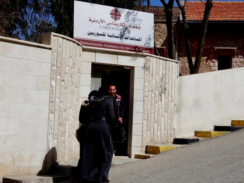 The Caritas clinic in Amman is one of the places where urban refugees can obtain subsidized health services. The Caritas clinic in Amman is one of the places where urban refugees can obtain subsidized health services.