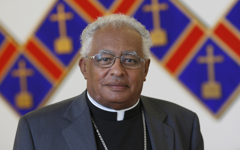 Bishop Macram Gassis of El Obeid, Sudan, in 2010 (CNS/Paul Haring)