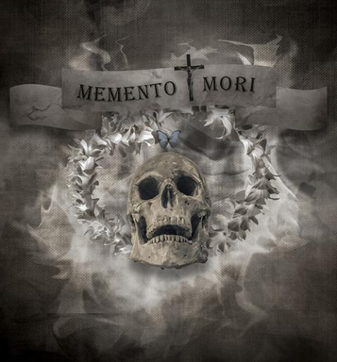 A photo illustration depicting memento mori, a reminder of one's death (CNS/St. Louis Review/Lisa Johnston) A photo illustration depicting memento mori, a reminder of one's death (CNS/St. Louis Review/Lisa Johnston)