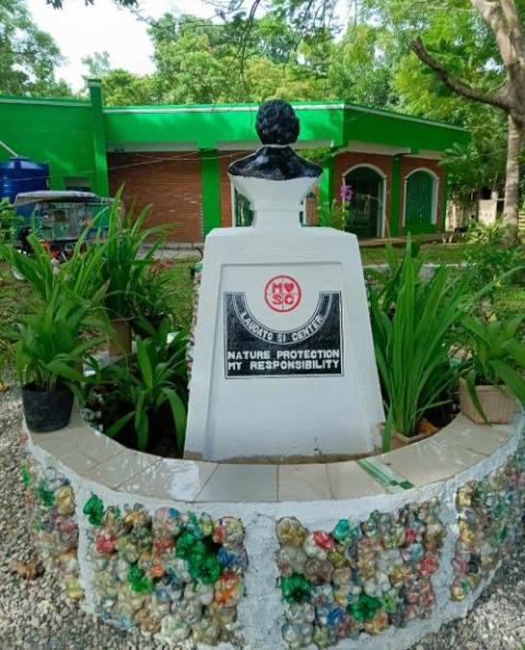 The Missionaries of the Sacred Heart create ecobricks as a means of reusing discarded plastics and redirecting them from landfills or incinerators.