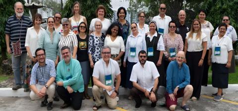 Participants in the CLAR seminar on Migrants, Refugees and Displaced Persons in Panama. Participants in the CLAR seminar on Migrants, Refugees and Displaced Persons in Panama