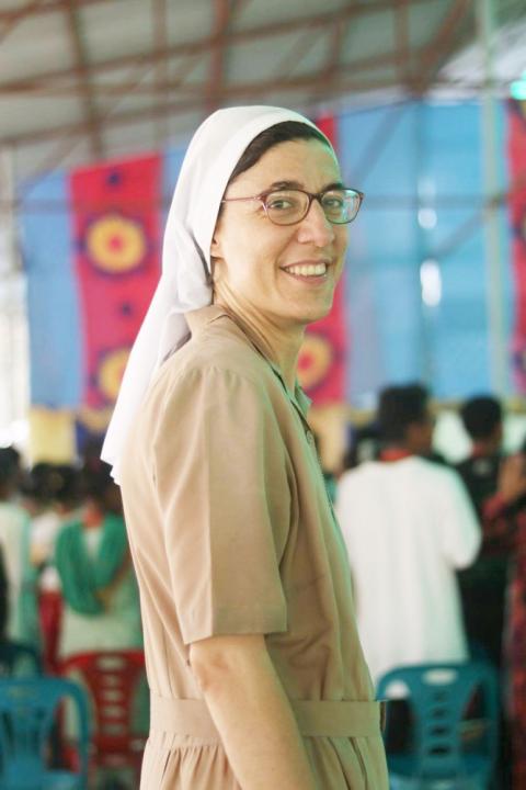 Sr. Lorenza Raffaella Radini Sr. Lorenza Raffaella Radini a nun from Missionary Sisters of the Immaculate, popularly known as PIME sisters. (Stephan Uttom Rozario)