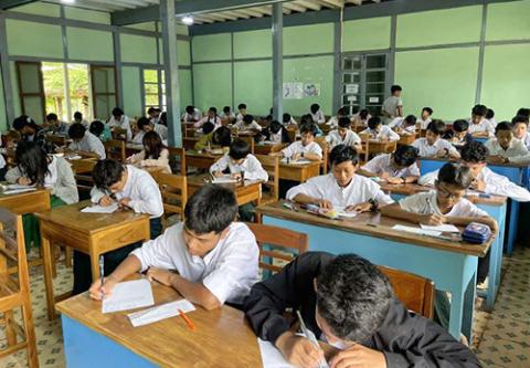 Boarding students in Myanmar had housing and nutrition through donor funding from Salesian Missions. (Courtesy of Salesian Missions)