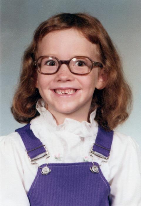 Sr. Vicky Larson in her first-grade school photo Sr. Vicky Larson in her first-grade school photo