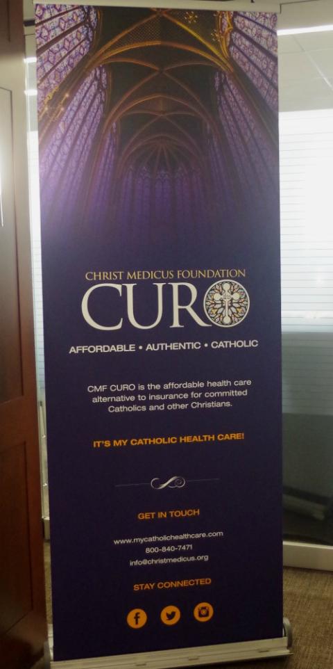 A banner is displayed at a 2017 CMF Curo event. (CMF Curo/Courtesy of BringingHeart/Kathy Dempsey) A banner is displayed at a 2017 CMF Curo event. (CMF Curo/Courtesy of BringingHeart/Kathy Dempsey)