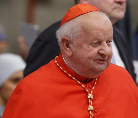 Polish Cardinal Stanislaw Dziwisz of Krakow, Poland, arrives for a consistory in St. Peter's Basilica at the Vatican, June 28, 2018. (CNS/Paul Haring) Polish Cardinal Stanislaw Dziwisz of Krakow, Poland, arrives for a consistory in St. Peter's Basilica at the Vatican, June 28, 2018. (CNS/Paul Haring)