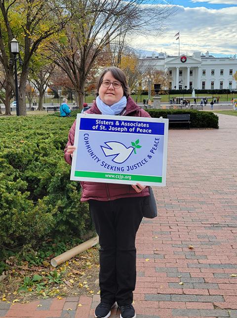 Susan Rose Francois stands outside the White House Dec. 3 in Washington. (Courtesy of Susan Rose Francois) Susan Rose Francois stands outside the White House Dec. 3 in Washington. (Courtesy of Susan Rose Francois)