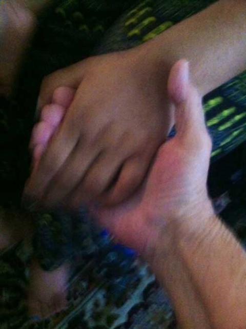 Krishna holds my hand. (Provided photo) Krishna holds my hand. (Provided photo)